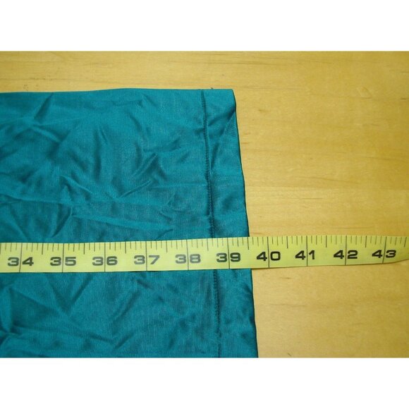 Vanity Fair Women Size M Teal Embroidered Button Front Nightgown Robe 3/4 Sleeve - Picture 10 of 10